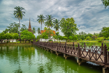 Obraz premium Bridge in Sukhotthai 04