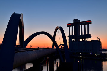 日の出　朝焼け