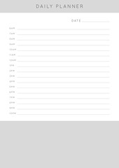 Planner sheet vector