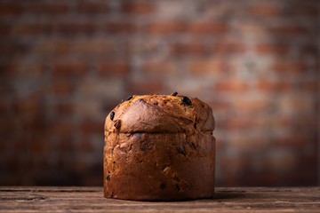 Panettone Italian traditional Christmas Cake