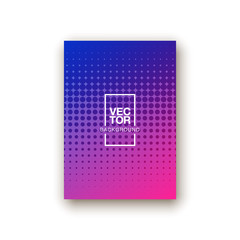 Scientific annual report design collection. Halftone dot points texture cover page layout templates set. Report covers graphic design, business brochure pages corporate templates.