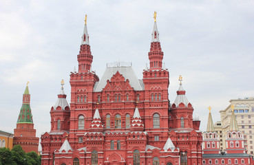 State Historical Museum on the Red Square in Moscow, Russia 
