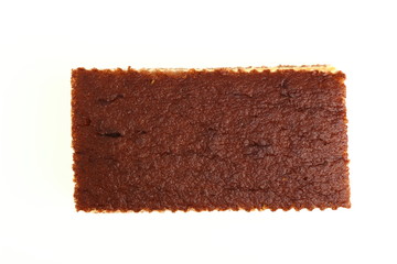 Sponge cake with cocoa filling