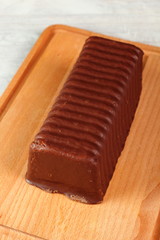 Chocolate Glazed Marble Loaf Cake
