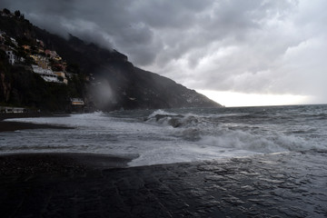 Spiaggia di Positano d'Inverno