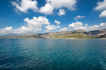 The coast of Mediterranean sea