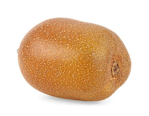 Yellow gold kiwi fruit isolated on a white background