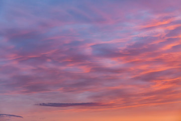 Fototapeta premium piękny wschód słońca na południu Francji