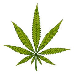 Icon of Hemp Leaf
