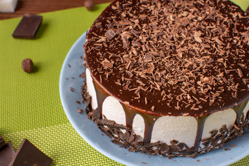 Cake with souffle 