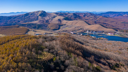 Plateau resort in late autumn