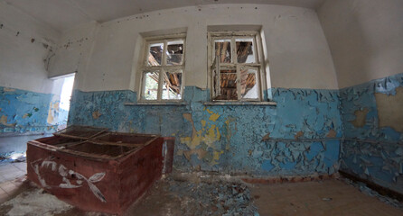 abandoned soviet military base in east Germany - Russian cold war nuke site