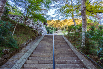 本堂へ続く階段