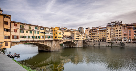Fototapeta na wymiar Florenz, Firenze, Brücke Ponte Vecchio