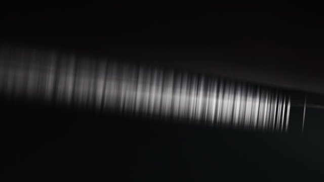 Syntepone production close-up. Non-woven material in a factory close-up