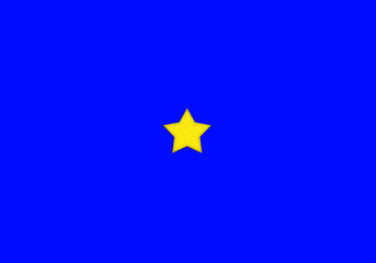 Obraz premium Sparkling cute star mark used for evaluation or grade or rank. 評価、グレード、ランクなどに使用するきらきらとしたかわいい星マーク