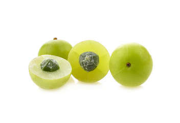 Emblica on a white background