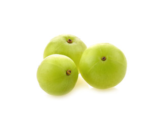 Emblica on a white background