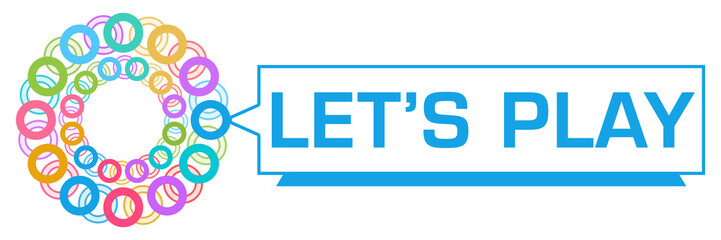 Lets Play Colorful Rings Circular Triangle Box 