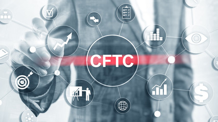 CFTC u.s. commodity futures trading commission business finance regulation concept.