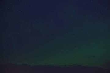 aurora boreal in sky