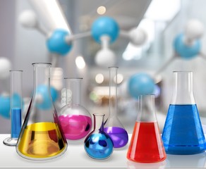 Chemical chemistry laboratory acid alkaline analysis background