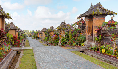 Penglipuran is a traditional oldest bali village at Bangli Regency