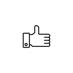 like, thumb up icon vector illustration