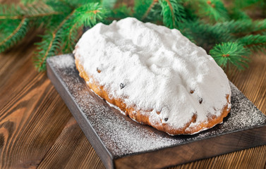 Stollen - traditional German Christmas bread