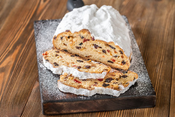 Stollen - traditional German Christmas bread