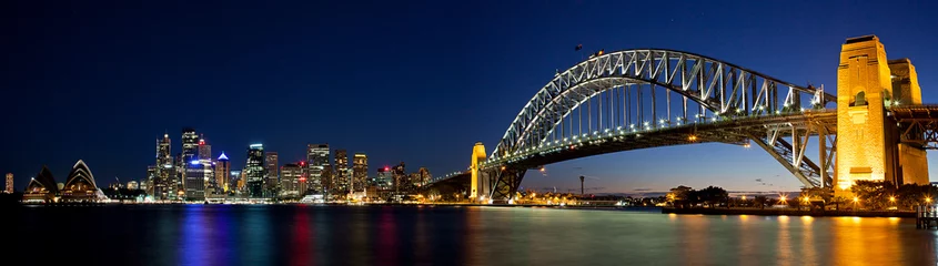 Acrylic prints Sydney Harbour Bridge Sydney Panorama