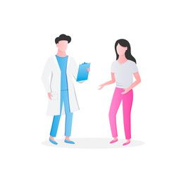 Medical consultation concept.