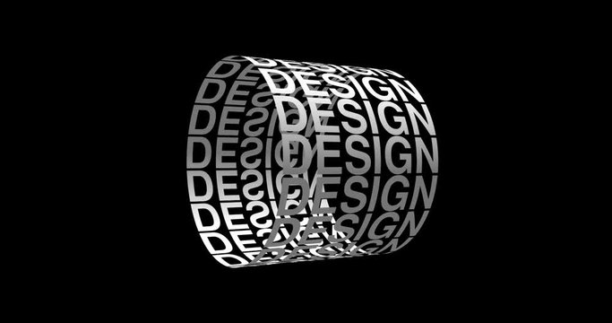 Kinetic typography. Creatvine typography motion.