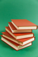 Many books in a bookstore or library