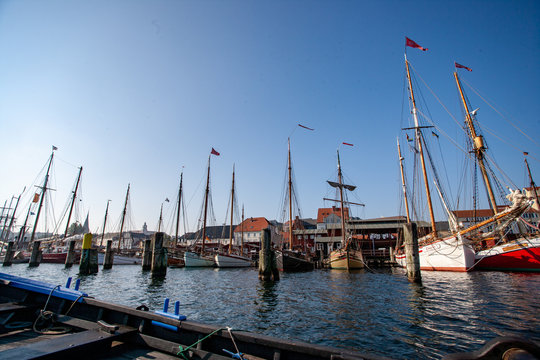 Segelboote im Flensburger Hafen
