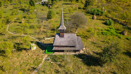 The Unesco wooden church from Barsana (Maramures/Transylvania/Romania)