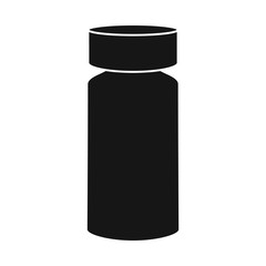 Isolated object of vial and bottle symbol. Web element of vial and inoculation stock symbol for web.