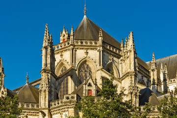 Obraz premium Nantes Cathedral, or the Cathedral of St. Peter and St. Paul of Nantes, France