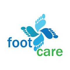 foot Logo Template vector icon