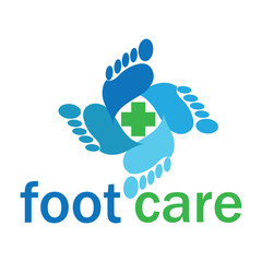 foot Logo Template vector icon