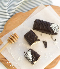  handmade chocolate candies with nuts