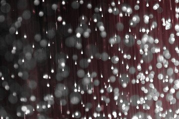 red sparkling falling light long exposure texture - fantastic abstract photo background