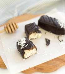  handmade chocolate candies with nuts