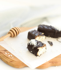  handmade chocolate candies with nuts