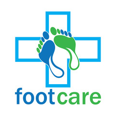 foot Logo Template vector icon