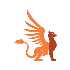 griffon logo vector design template