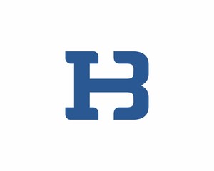 Obraz premium HB Letter Logo Icon 001