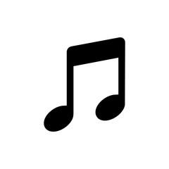 music note icon vector design template