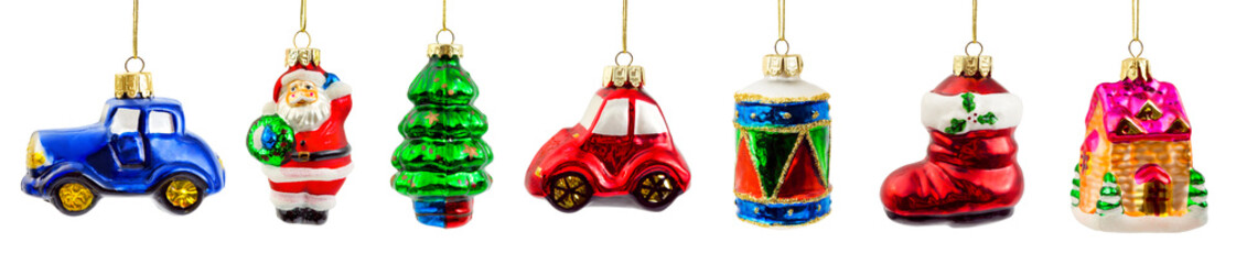 Set of christmas decorations