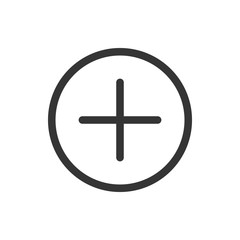 Fototapeta premium Plus Icon Vector Illustration